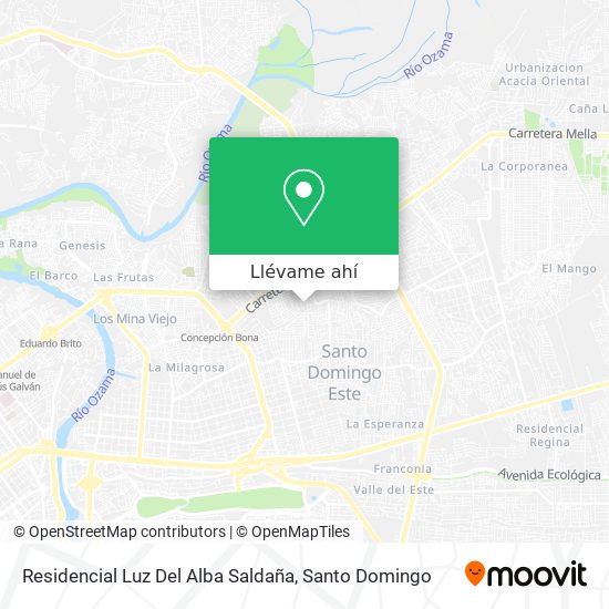 Mapa de Residencial Luz Del Alba Saldaña