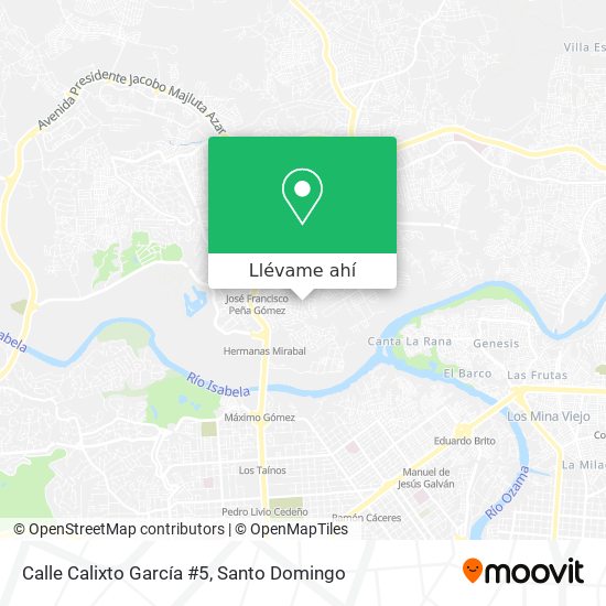Mapa de Calle Calixto García #5
