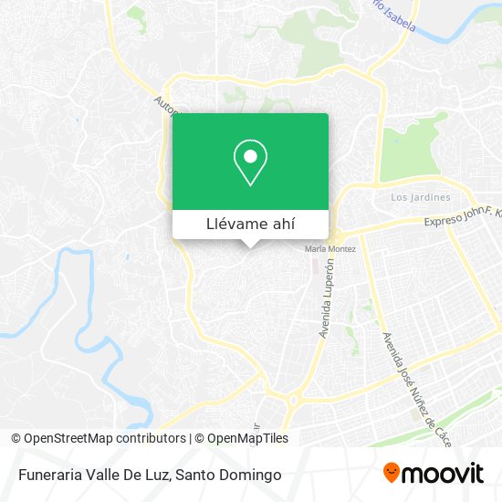 Mapa de Funeraria Valle De Luz