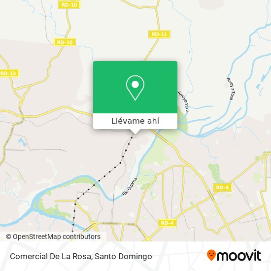 Mapa de Comercial De La Rosa