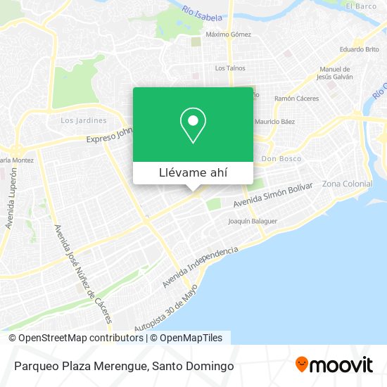 Mapa de Parqueo Plaza Merengue