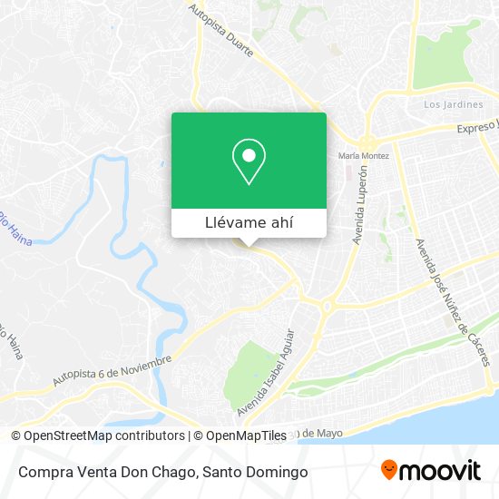 Mapa de Compra Venta Don Chago