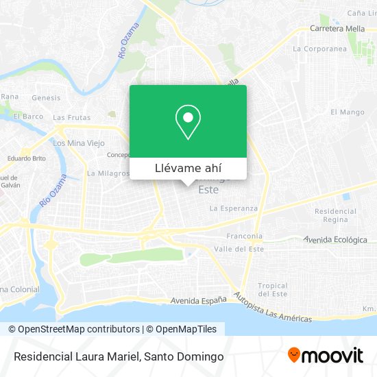 Mapa de Residencial Laura Mariel