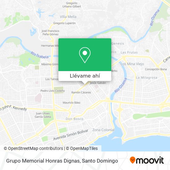 Mapa de Grupo Memorial Honras Dignas
