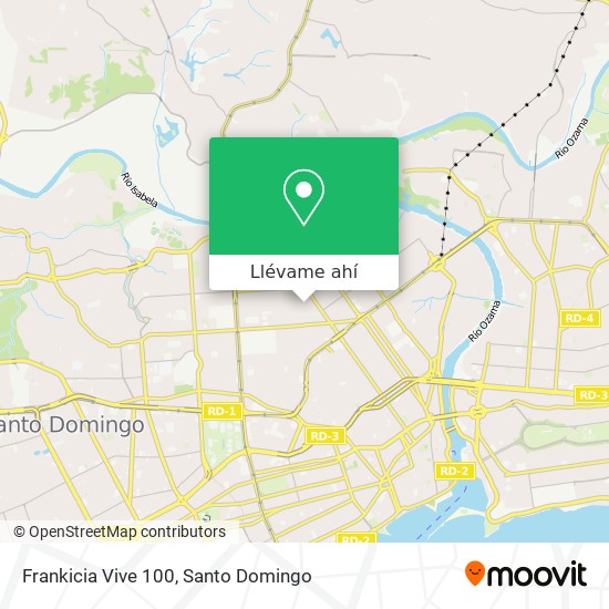 Mapa de Frankicia Vive 100