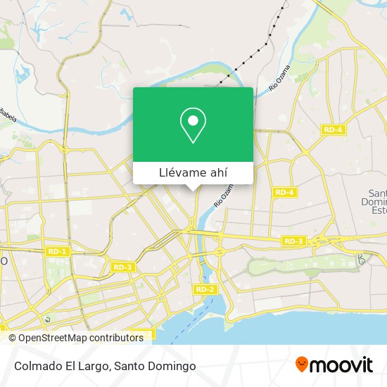 Mapa de Colmado El Largo
