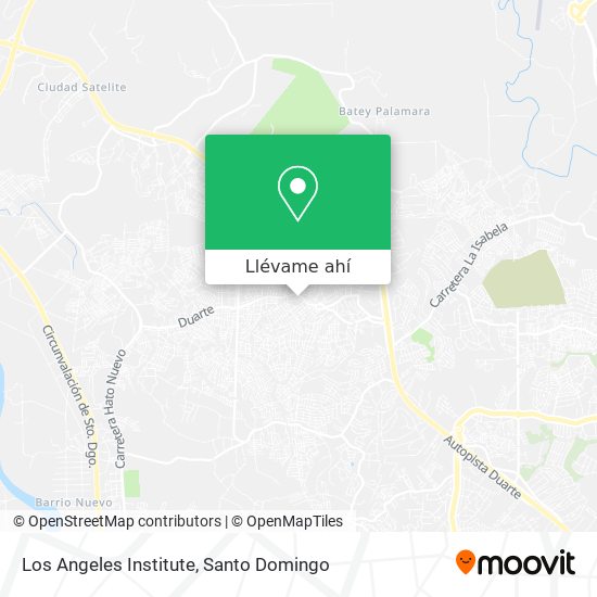 Mapa de Los Angeles Institute