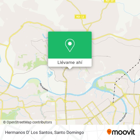 Mapa de Hermanos D' Los Santos