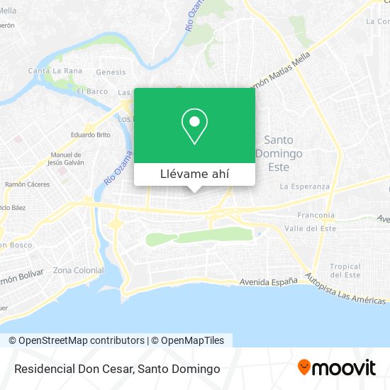 Mapa de Residencial Don Cesar