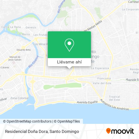 Mapa de Residencial Doña Dora