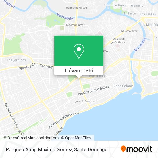 Mapa de Parqueo Apap Maximo Gomez