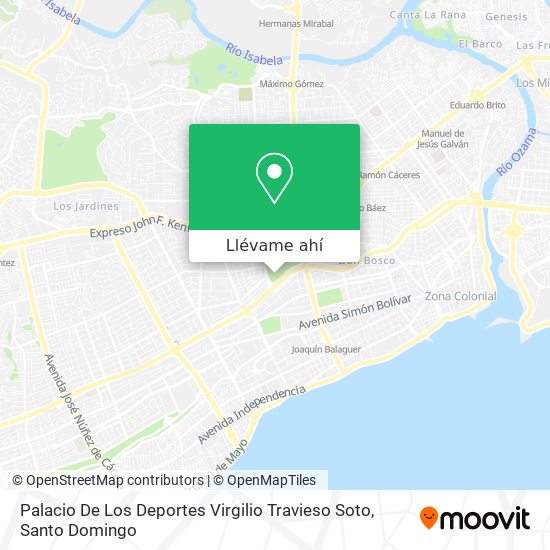 Mapa de Palacio De Los Deportes Virgilio Travieso Soto