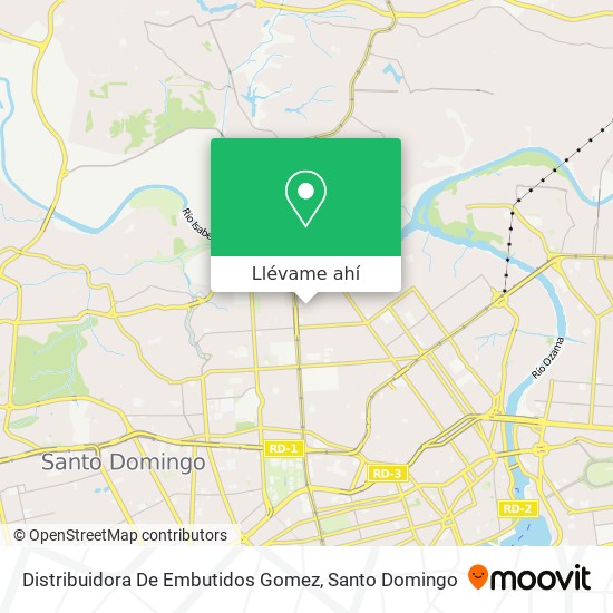 Mapa de Distribuidora De Embutidos Gomez