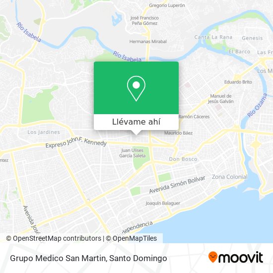Mapa de Grupo Medico San Martin