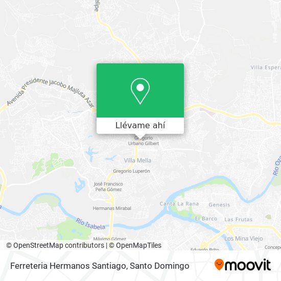 Mapa de Ferreteria Hermanos Santiago