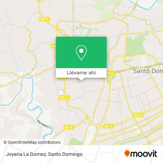 Mapa de Joyeria La Gomez