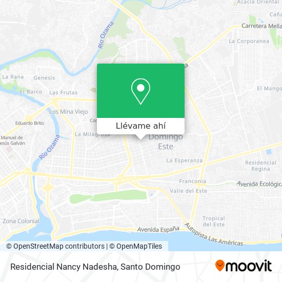 Mapa de Residencial Nancy Nadesha