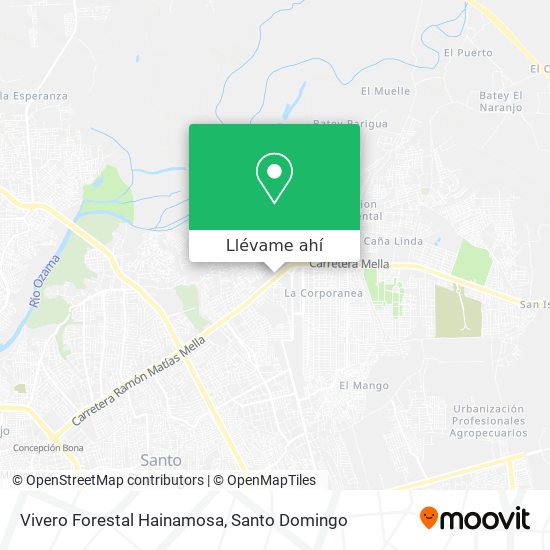 Mapa de Vivero Forestal Hainamosa