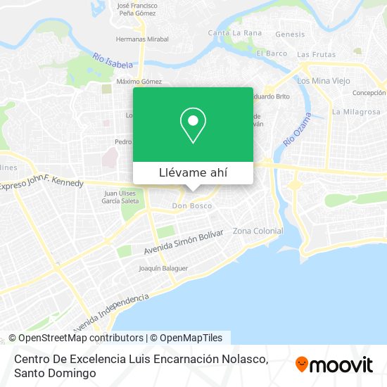 Mapa de Centro De Excelencia Luis Encarnación Nolasco