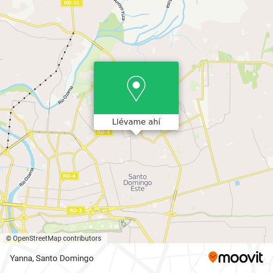 Mapa de Yanna