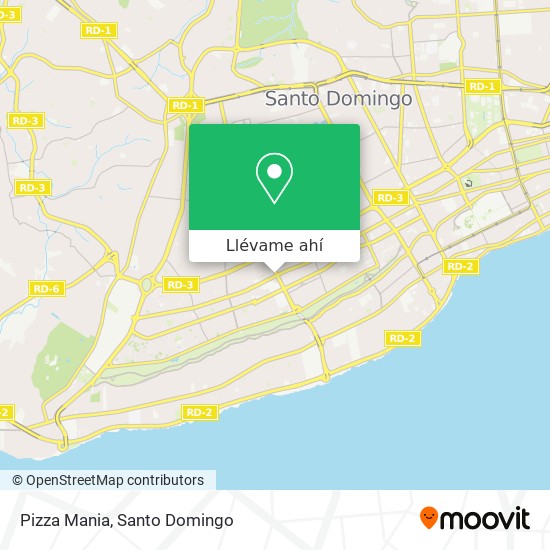 Mapa de Pizza Mania