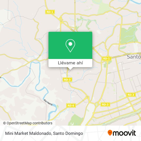 Mapa de Mini Market Maldonado