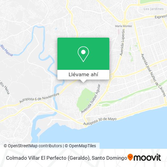 Mapa de Colmado Villar El Perfecto (Geraldo)