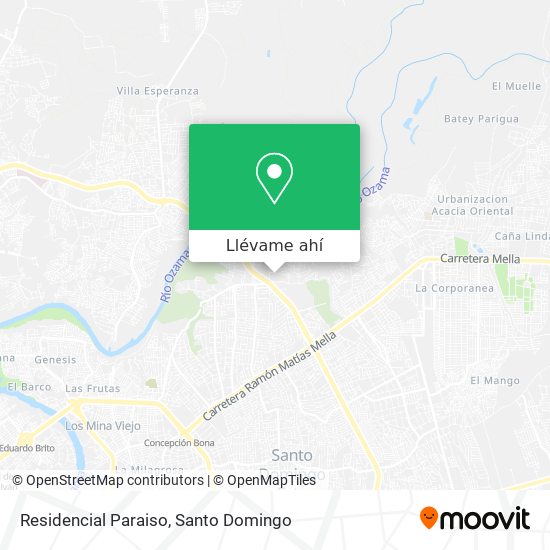 Mapa de Residencial Paraiso