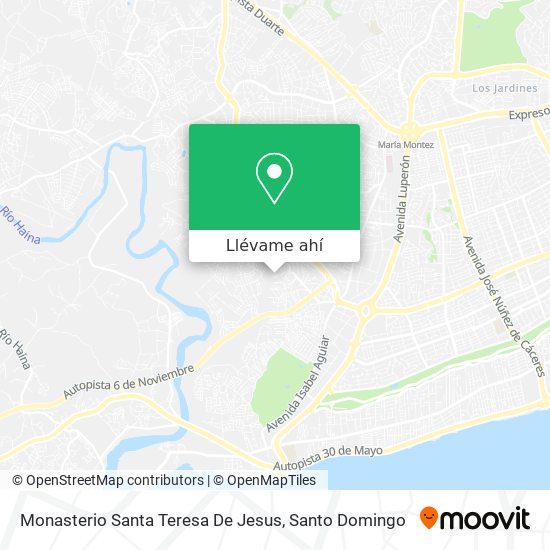 Mapa de Monasterio Santa Teresa De Jesus