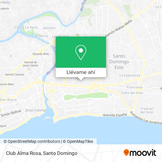 Mapa de Club Alma Rosa