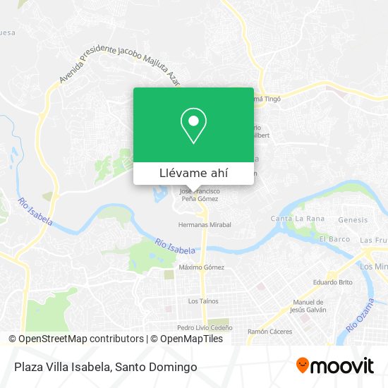 Mapa de Plaza Villa Isabela