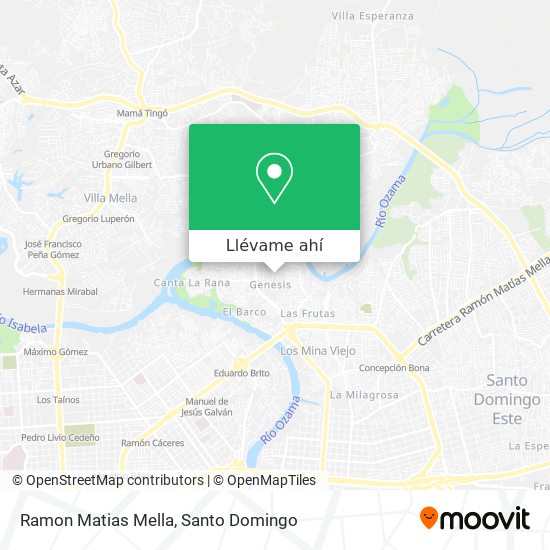 Mapa de Ramon Matias Mella