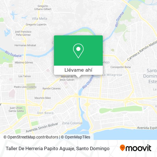 Mapa de Taller De Herreria Papito Aguaje