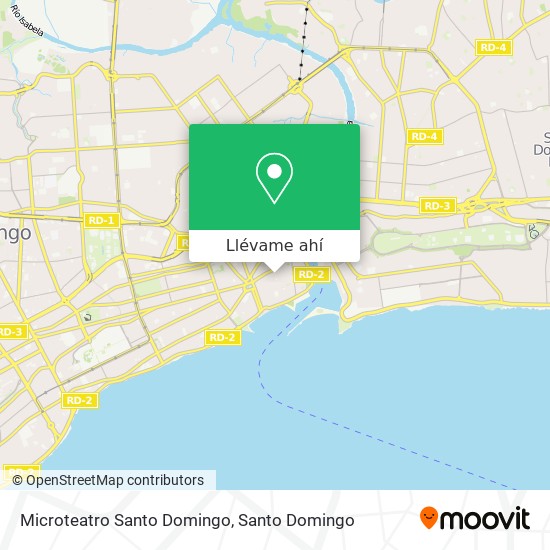 Mapa de Microteatro Santo Domingo