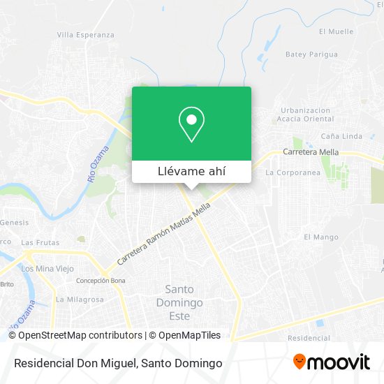 Mapa de Residencial Don Miguel