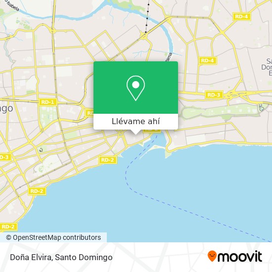 Mapa de Doña Elvira