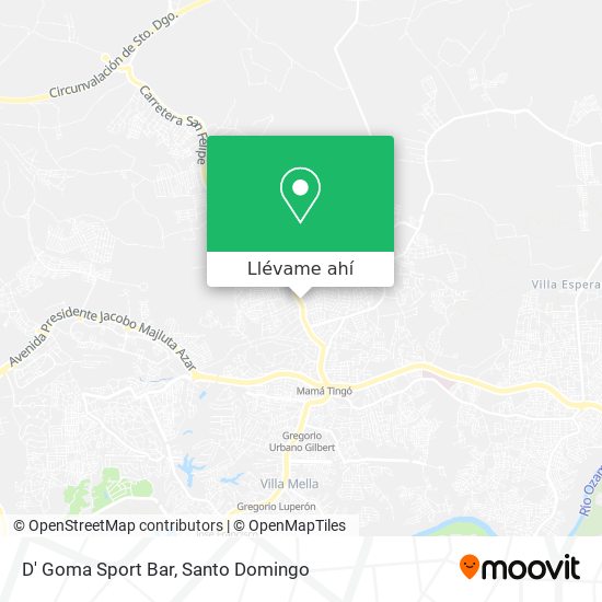 Mapa de D' Goma Sport Bar