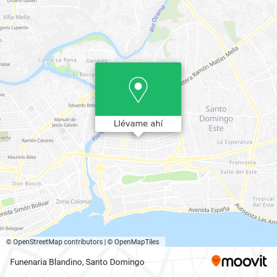 Mapa de Funenaria Blandino