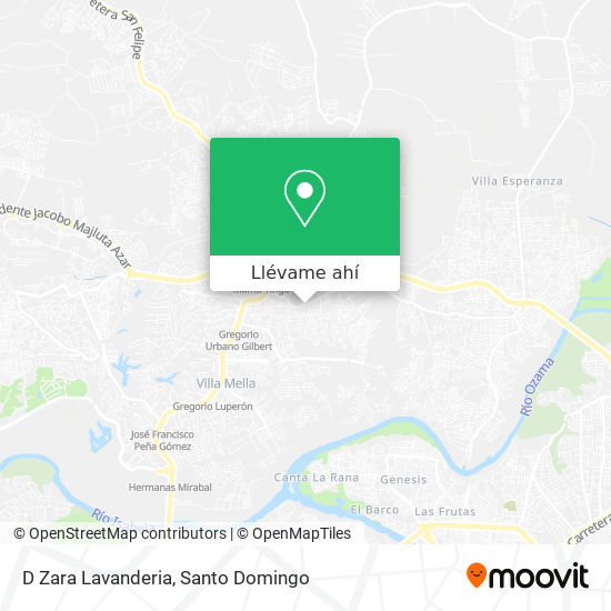Mapa de D Zara Lavanderia