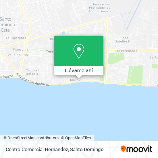 Mapa de Centro Comercial Hernandez