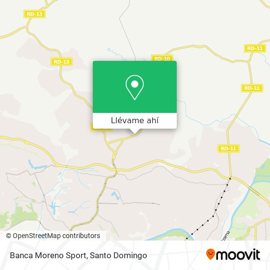 Mapa de Banca Moreno Sport