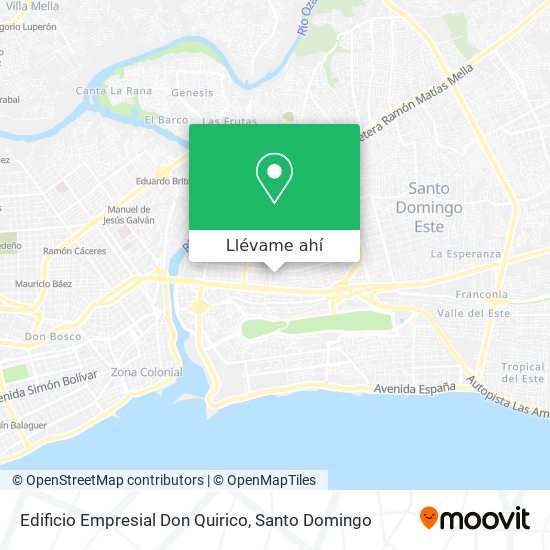 Mapa de Edificio Empresial Don Quirico