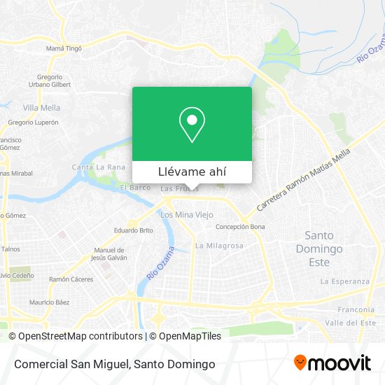 Mapa de Comercial San Miguel
