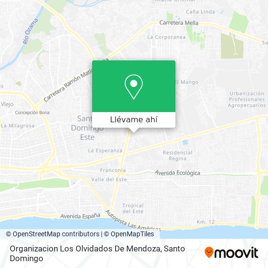 Mapa de Organizacion Los Olvidados De Mendoza