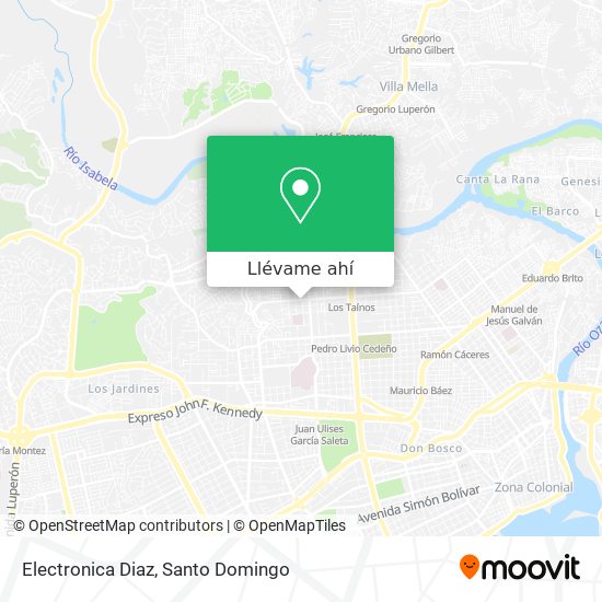 Mapa de Electronica Diaz