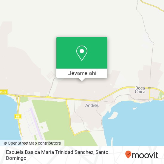 Mapa de Escuela Basica Maria Trinidad Sanchez