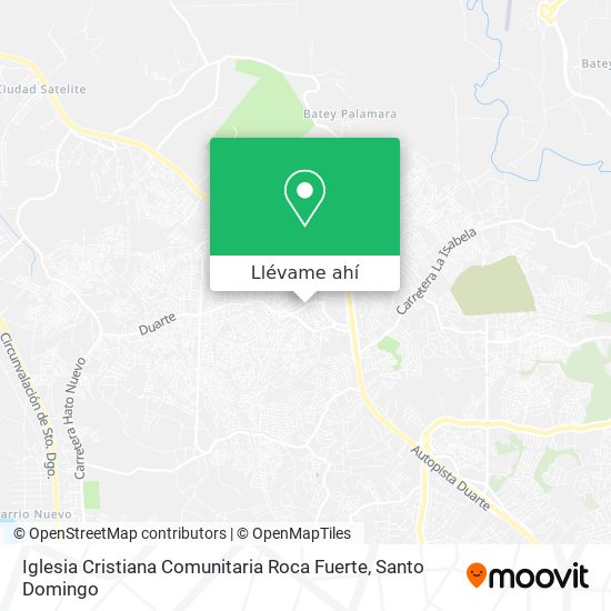 Mapa de Iglesia Cristiana Comunitaria Roca Fuerte