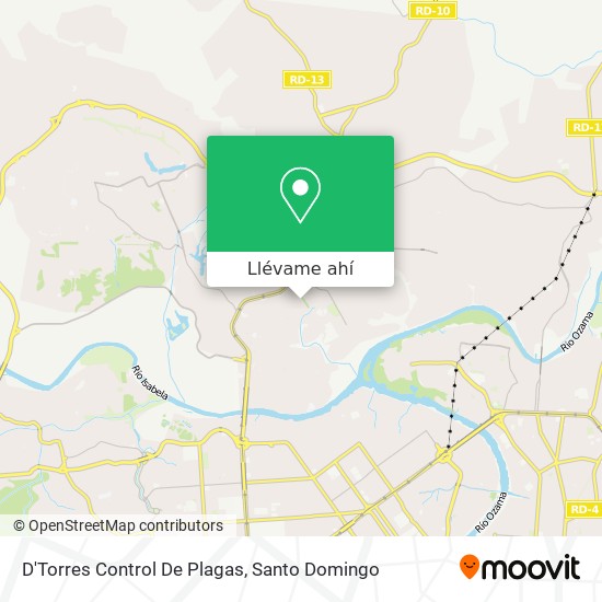 Mapa de D'Torres Control De Plagas