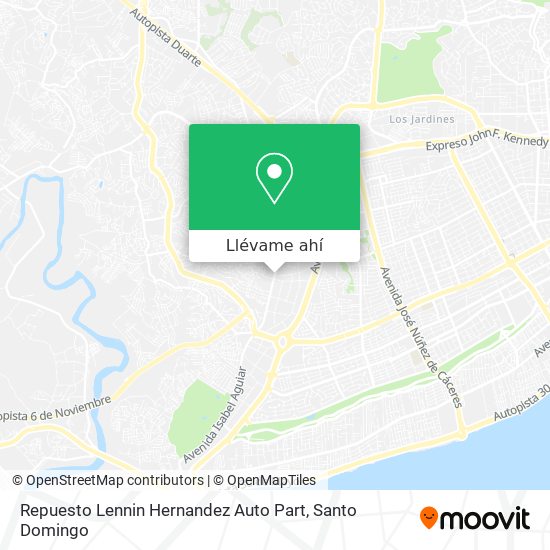 Mapa de Repuesto Lennin Hernandez Auto Part