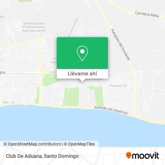 Mapa de Club De Aduana